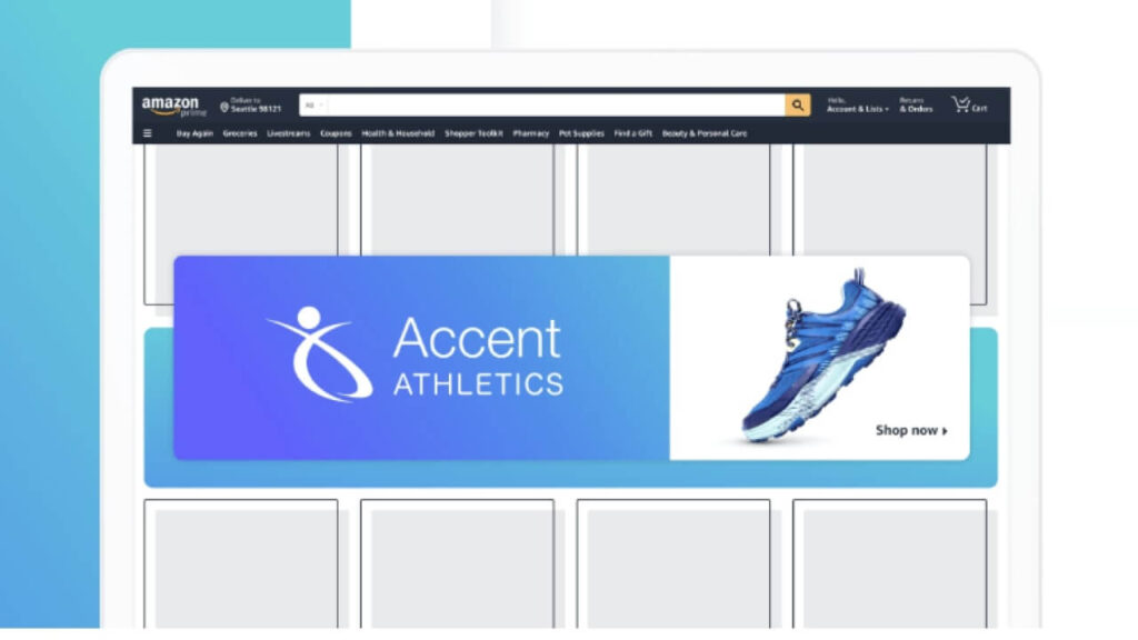 Example of a display ad on Amazon.
