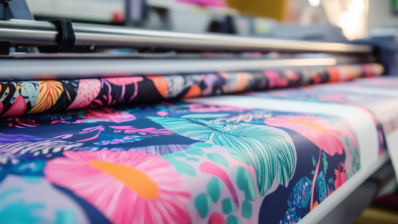 Dye sublimation Types of shirt printing A dye-sublimation printer in the process of printing.