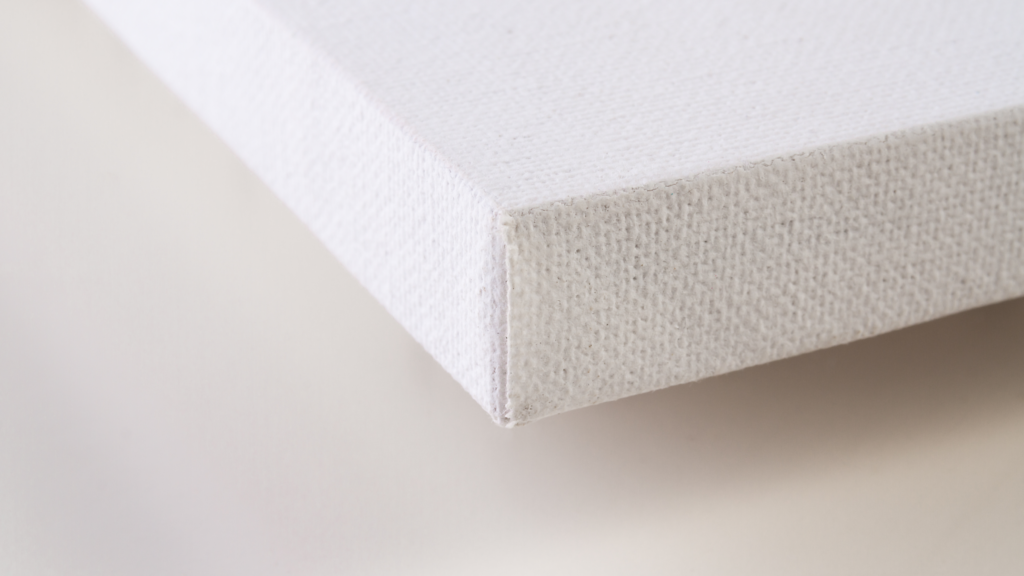 A corner of a canva.