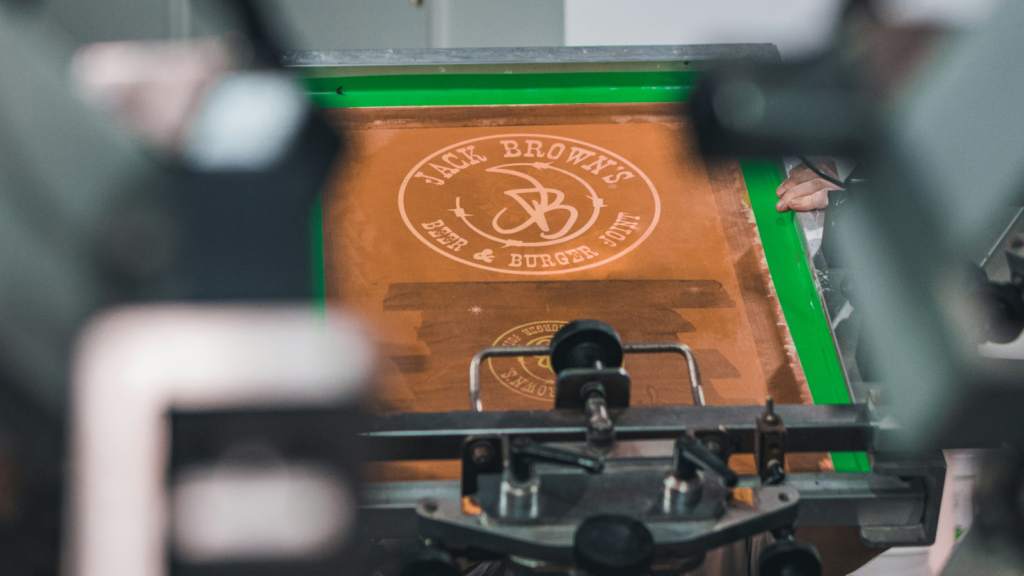 What is screen printing The process of custom t-shirt printing using screen printing.